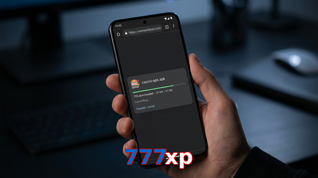 Main screen of 777Xp apk page for PK players