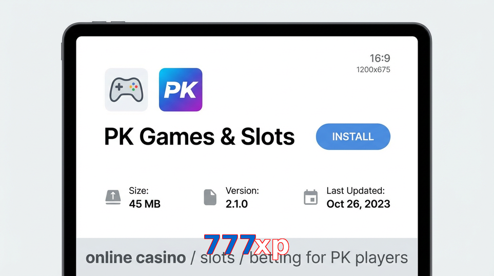 Game list for 777Xp gameapk section