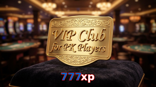 Main screen of 777Xp vip page for PK players